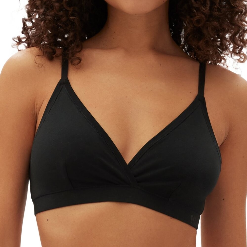 Gap GapBody Women's Breathe Full Coverage Bralette GPW00153 - True Black